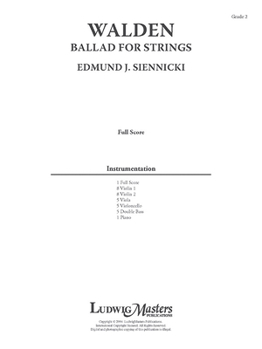 Paperback Walden -- Ballad for Strings: Score (Great Works Publishing) Book