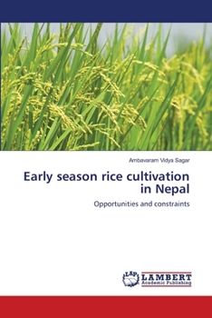 Paperback Early season rice cultivation in Nepal Book