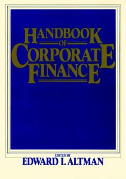 Hardcover Handbook of Corporate Finance Book