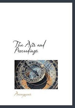 Hardcover The Acts and Proceedings Book