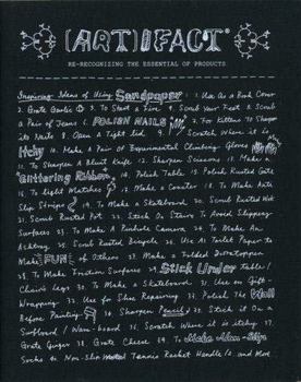 Hardcover [Art]ifact: Re-Recognizing the Essentials of Products Book