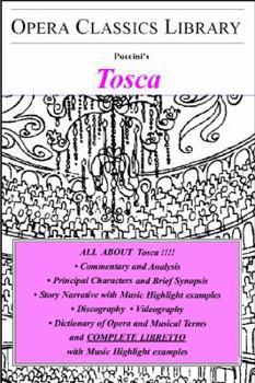 Paperback TOSCA: Opera Study Guide with Libretto (Opera Classics Library Series) Book