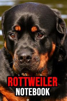 Paperback Rottweiler Notebook: Journal / Diary / Notepad, Gifts For Dog Lovers (Lined, 6 x 9) Book