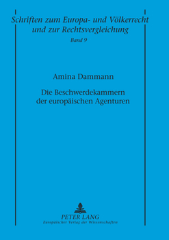 Paperback Die Beschwerdekammern der europaeischen Agenturen [German] Book