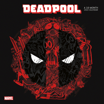 Calendar 2022 Deadpool Wall Book