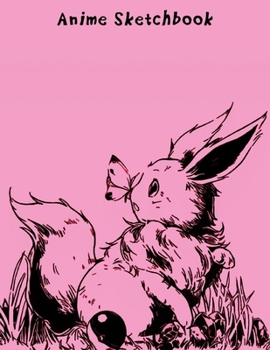 Anime Sketchbook: 100 Blank Pages, 8.5 x 11, Sketch Pad for Drawing Anime Manga Comics, Doodling or Sketching (v003)