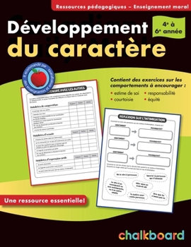 Paperback Developpement Du Caractere 4-6 Book