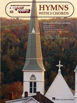 Paperback Hymns with 3 Chords: E-Z Play Today Volume 65 Book