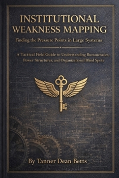 Paperback Institutional Weakness Mapping: A Tactical Field Guide to Understanding Bureaucracies, Power Structures, and Organizational Blind Spots Book