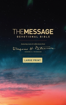 The Message Devotional Bible, Brown Cross: Featuring Notes & Reflections from Eugene H. Peterson