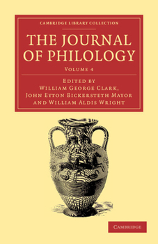 Paperback The Journal of Philology Book