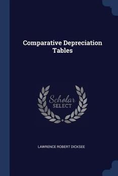 Paperback Comparative Depreciation Tables Book