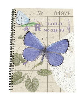 Spiral-bound Holly Blue A5 Spiral Notepad Book