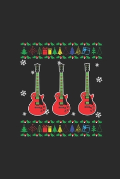 Christmas Guitar: Blank Lined Notebook (6" x 9" - 120 pages) ~ Christmas Themed Notebook for Daily Journal, Diary, and Gift