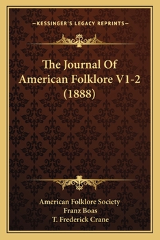 Paperback The Journal Of American Folklore V1-2 (1888) Book