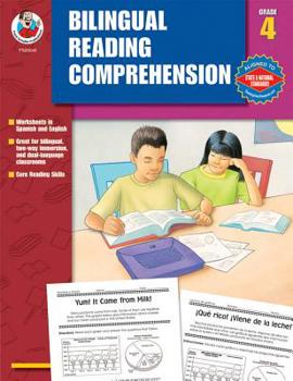 Paperback Bilingual Reading Comprehension, Grade 4 Book