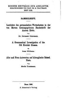 Bonner Beitr�ge Zur Anglistik - Scholar's Choice Edition