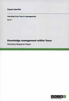 Paperback Knowledge management within Tesco Book