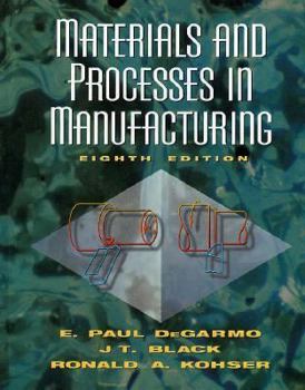 Hardcover Materials and Processes in Manufacturing Book