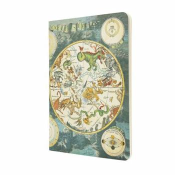 Misc. Celestial Planisphere A5 Gridded Cahier Notebook, 80pg, 100gsm by Paperblanks (Early Cartography) Book