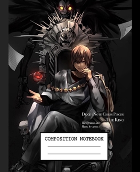 Notebook: Anime Death Note Soft Glossy Cover Graph Paper Pages Book 7.5 x 9.25 Inches 110 Pages