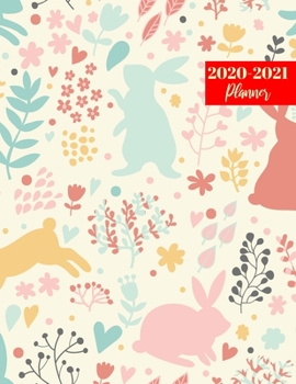 Paperback 2020-2021 Planner: Nice Weekly & Monthly Planner with Calendar - Personal Journal Week Planners & Goal Planner Organizer Book