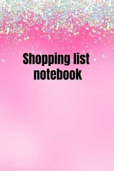 Paperback Shopping List Notebook: Organizational Log Book, Planner Book