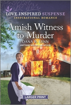 Mass Market Paperback Amish Witness to Murder [Large Print] Book