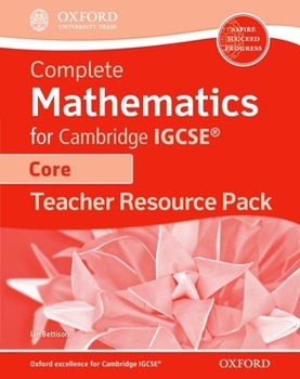 Paperback Complete Mathematics for Cambridge Igcserg Teacher's Resource Pack (Core) Book