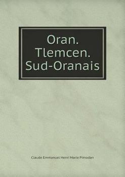 Paperback Oran. Tlemcen. Sud-Oranais Book