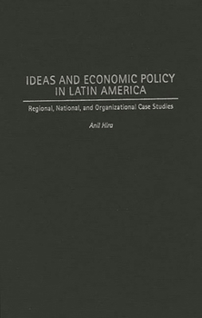 Hardcover Ideas and Economic Policy in Latin America: Regional, National, and Organizational Case Studies Book