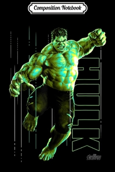 Paperback Composition Notebook: Marvel Infinity War Incredible Hulk Jump Smash Journal/Notebook Blank Lined Ruled 6x9 100 Pages Book