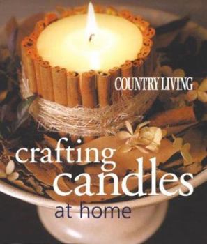 Paperback Country Living Crafting Candles at Home Book