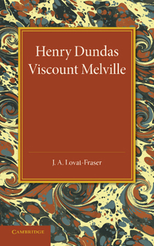 Paperback Henry Dundas Viscount Melville Book