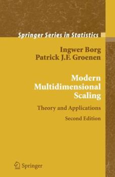 Hardcover Modern Multidimensional Scaling: Theory and Applications Book