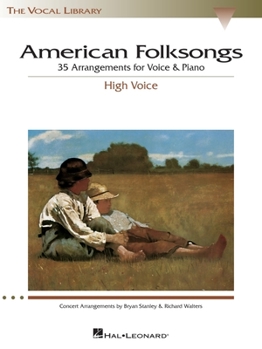 Paperback American Folksongs: The Vocal Library High Voice Book