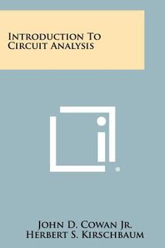 Paperback Introduction To Circuit Analysis Book
