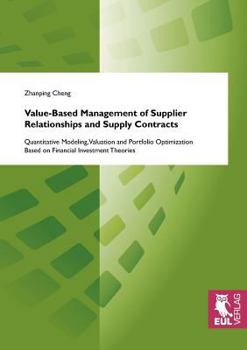 Paperback Value-Based Management of Supplier Book