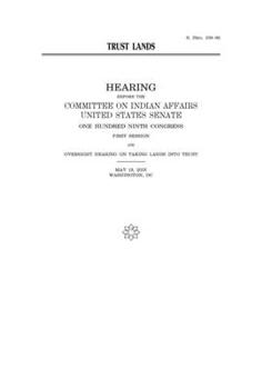 Paperback Trust lands Book