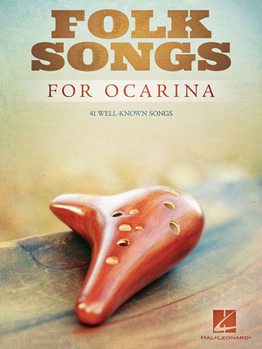 Paperback Folk Songs for Ocarina Book