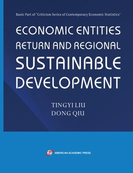 Paperback Economic Entities Return and Regional Sustainable Development Book