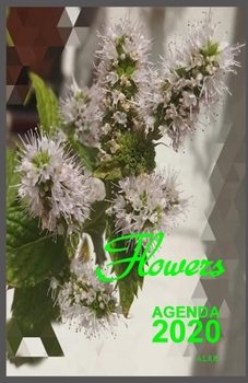 Paperback Agenda 2020: Flowers [Spanish] Book