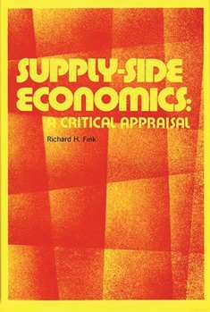 Paperback Supply-Side Economics: A Critical Appraisal Book