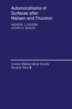 Printed Access Code Automorphisms of Surfaces After Nielsen and Thurston Book