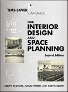 Hardcover Time-Saver Standards for Interior Design and Space Planning, Second Edition Book