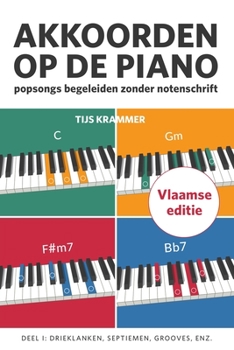 Paperback Akkoorden op de piano, deel I, Vlaamse editie [Dutch] Book