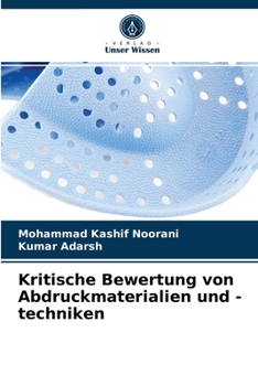 Paperback Kritische Bewertung von Abdruckmaterialien und -techniken [German] Book