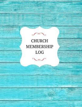 Paperback Church Membership Log Book