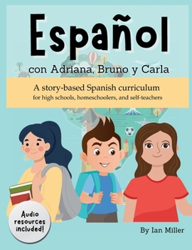 Paperback Español Con Adriana, Bruno y Carla Book