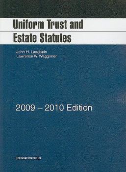 Paperback Uniform Trust and Estate Statutes Book